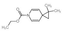 6-Azaspiro[2.5]octa-4,7-diene-6-carboxylic acid, 2,2-dimethyl-, ethyl ester结构式