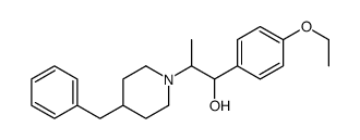 2-(4-benzylpiperidin-1-yl)-1-(4-ethoxyphenyl)propan-1-ol Structure