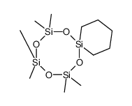 8,8,10,10,12,12-hexamethyl-7,9,11,13-tetraoxa-6,8,10,12-tetrasilaspiro[5.7]tridecane Structure