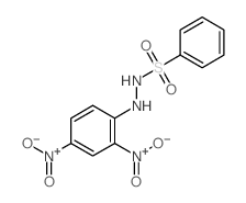 Benzenesulfonic acid,2-(2,4-dinitrophenyl)hydrazide structure