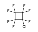 Chloroheptafluorocyclobutane Structure