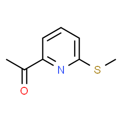 Ethanone, 1-[6-(methylthio)-2-pyridinyl]- (9CI) Structure