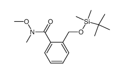 2-tert-butyldimethylsilyloxymethyl-N-methoxy-N-methylbenzamide Structure