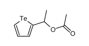 1-acetoxy-1-tellurophen-2-yl-ethane结构式
