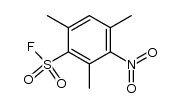 3-nitro-2,4,6-trimethylbenzenesulfonyl fluoride Structure