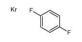 1,4-difluorobenzene,krypton Structure