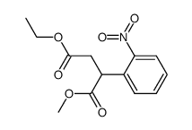 4-ethyl 1-methyl 2-(2-nitrophenyl)succinate结构式