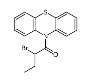 2-bromo-1-(10H-phenothiazin-10-yl)butan-1-one结构式