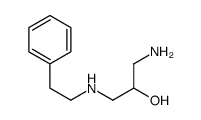 1-Amino-3-[(2-phenylethyl)amino]-2-propanol Structure