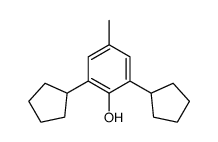 2,6-dicyclopentyl-4-methylphenol Structure