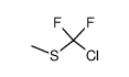 (chloro-difluoro-methyl)-methyl sulfide Structure