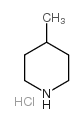 4-methyl-piperidine hydrochloride结构式