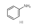 Benzenamine, hydriodide(1:1) structure