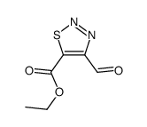 4-甲酰基-1,2,3-噻二唑-5-甲酸乙酯结构式