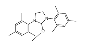 2-methoxy-1,3-bis(2,4,6-trimethylphenyl)imidazolidine Structure