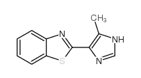 Benzothiazole, 2-(5-methyl-1H-imidazol-4-yl)- (9CI) Structure