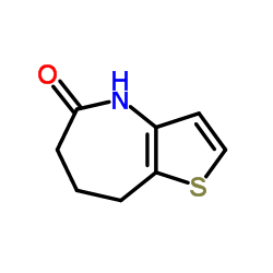 7,8-二氢-4H-噻吩并[3,2-b]氮杂卓-5(6H)-酮结构式