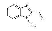 2-(Chloromethyl)-1-methyl-1H-benzo[d]imidazole structure