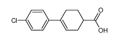 4'-chloro-2,3,4,5-tetrahydro-[1,1'-biphenyl]-4-carboxylic acid结构式