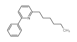 2-Hexyl-6-phenylpyridine Structure