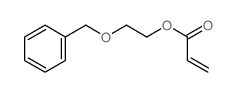 2-phenylmethoxyethyl prop-2-enoate结构式