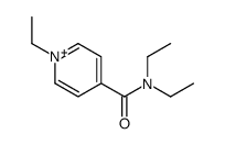 N,N,1-triethylpyridin-1-ium-4-carboxamide结构式