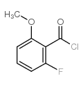 2-Fluoro-6-methoxybenzoyl chlorid Structure