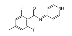 Benzamide, 2,6-difluoro-4-methyl-N-4-pyridinyl- (9CI) Structure
