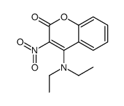 4-(diethylamino)-3-nitrochromen-2-one Structure