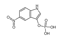 5-Nitro-3-indolylphosphat结构式