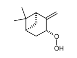(1S,3R,5S)-2-Methylene-3-(hydroperoxy)-6,6-dimethylbicyclo[3.1.1]heptane Structure