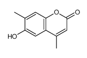 6-hydroxy-4,7-dimethylchromen-2-one Structure