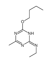 4-butoxy-N-ethyl-6-methyl-1,3,5-triazin-2-amine Structure