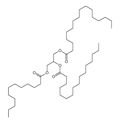 1,2-dipalmitoyl-3-lauroylglycerol结构式