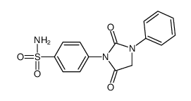 4-(2,5-dioxo-3-phenylimidazolidin-1-yl)benzenesulfonamide结构式