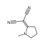 (1-Methyl-2-pyrrolidinylidene)malononitrile结构式