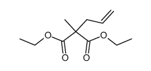 2-Allyl-2-MethylMalonic Acid Eiethyl Ester structure