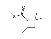 S-methyl 2,2,4-trimethylazetidine-1-carbothioate Structure