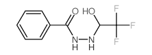 N-(2,2,2-trifluoro-1-hydroxy-ethyl)benzohydrazide Structure