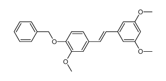 (E)-4'-benzyloxy-3,3',5-trimethoxystilbene Structure