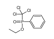 [ethoxy(trichloromethyl)phosphoryl]benzene结构式