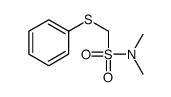 N,N-dimethyl-1-phenylsulfanylmethanesulfonamide结构式