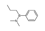 Propyl(dimethylamino)phenylborane Structure