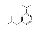 N,N-dimethyl-6-(2-methylpropyl)pyrazin-2-amine结构式