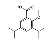 2-methoxy-3,5-di(propan-2-yl)benzoic acid Structure