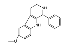 6-methoxy-1-phenyl-2,3,4,9-tetrahydro-1H-pyrido[3,4-b]indole结构式