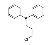 3-chloropropyl(diphenyl)phosphane结构式