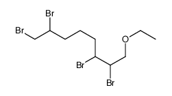 2,3,7,8-tetrabromo-1-ethoxyoctane结构式