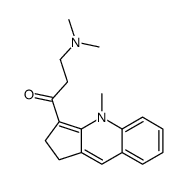 3-(dimethylamino)-1-(4-methyl-1,2-dihydrocyclopenta[b]quinolin-3-yl)propan-1-one Structure