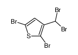 2,5-dibromo-3-(dibromomethyl)thiophene structure